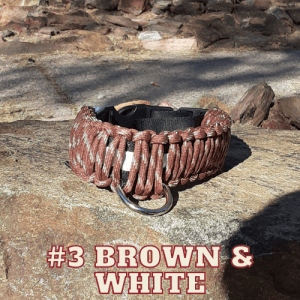 #3 brown & white