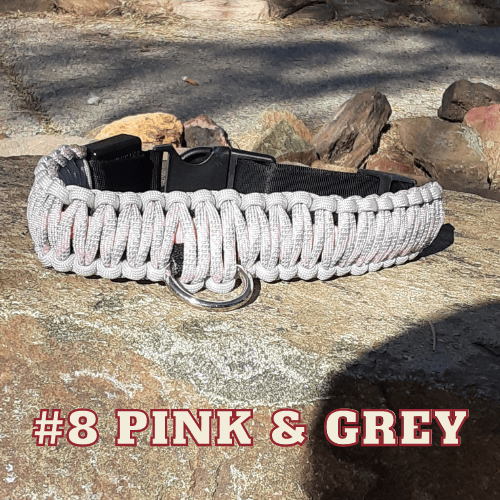 #8 pink & grey