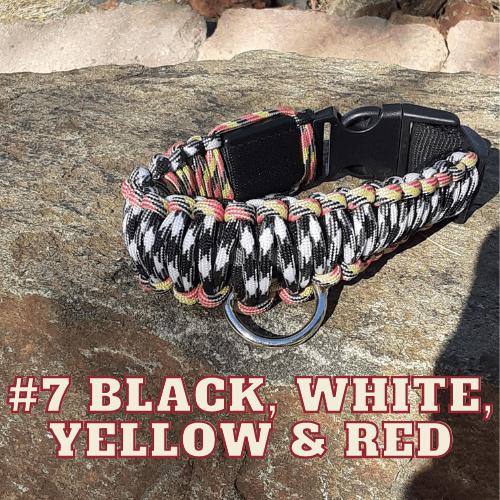 #7 Black, white, yellow & red