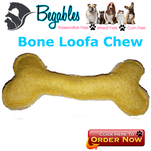 Large Bone Loofa Chew
