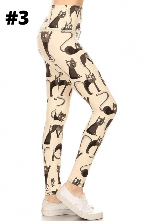 Cat Print leggings